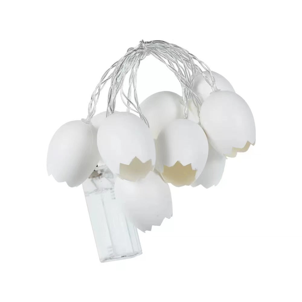 New Easter Broken Shell Egg String Lights Led Egg Lanterns Flashing Lights String Lights Christmas Decoration Lights Pi-Mart