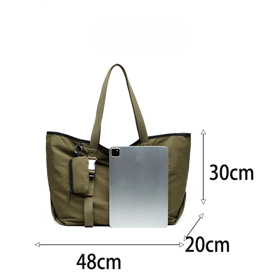 Large capacity tote bag women, shoulder bag fashion, stylish casual shoulder bag, student handbag, Canvas tote bag oversized with small pouch - SJB-DIAMOND ELITES