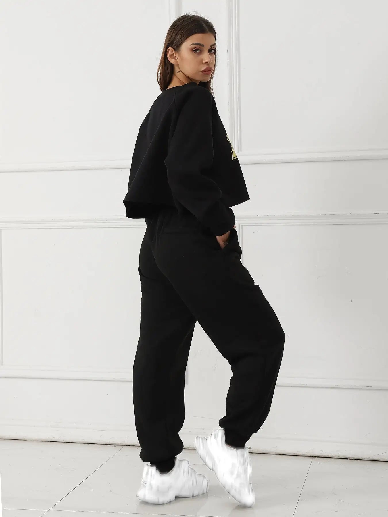 Women's Long Sleeved Hoodie Set - SJB-DIAMOND ELITES