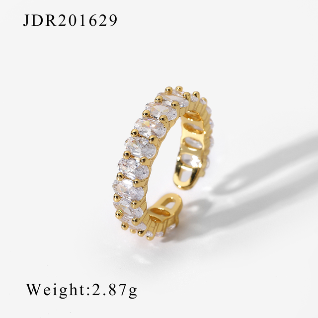 Open Shiny Stone Ring - SJB-DIAMOND ELITES