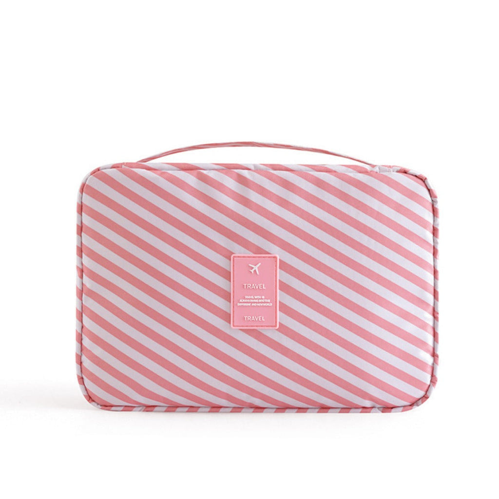 Toiletry Bag, Travel Wash Bag, Printed nylon Cosmetic Bag, Multifunctional Portable Large Capacity Storage Bag, Hangable Wash Bag - SJB-DIAMOND ELITES