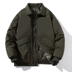 Men's Bomber Jacket Thickened Baseball Cotton Coat Pi-Mart