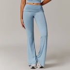 Wool Pleated High Waist Running Pants