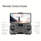 2025 Brushless Motor Drone with 1080P HD Camera, Multifunctional Foldable Quadcopter with LED Light, Altitude Hold Headless Mode Start Speed Adjustment, Suitable with Carrying Bag for Beginners Lootquake LLC