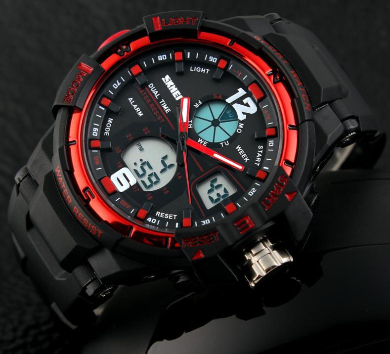 Fashion Digital Army Military Watch Mens Sports  Wristwatch  Shock Resist Clock Quartz Watch Waterproof 50M - SJB-DIAMOND ELITES