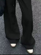 Wide Leg Drawstring Sweatpants THRIXINE