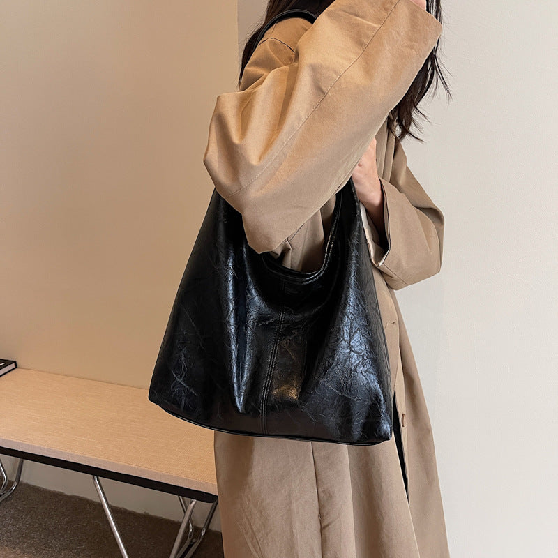 2pcs Composite Bag Fashion Shoulder Bag With Clutch Bag Casual Commuting Large Capacity Hobo Tote Bags Women Pi-Mart