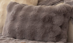 Winter Thickened Rabbit Plush Modern Sofa Cushion Pi-Mart