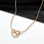 Niche Hollow Heart Necklace For Women Pi-Mart