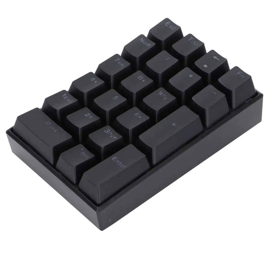 Wired Keyboard Stepped Keycap Fadeless Durable Backlit 21 Keys LED Mechanical KeyboardRed Shaft - SJB-DIAMOND ELITES
