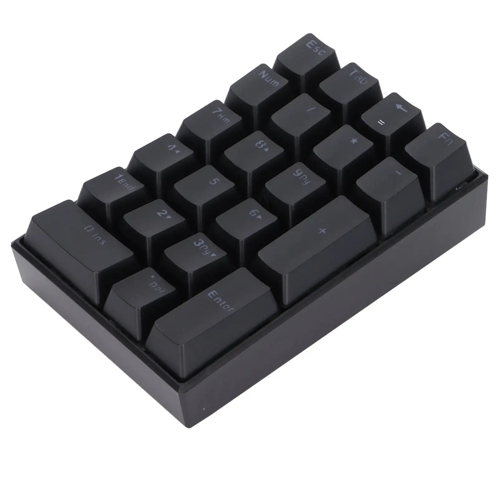 Wired Keyboard Stepped Keycap Fadeless Durable Backlit 21 Keys LED Mechanical KeyboardRed Shaft - SJB-DIAMOND ELITES