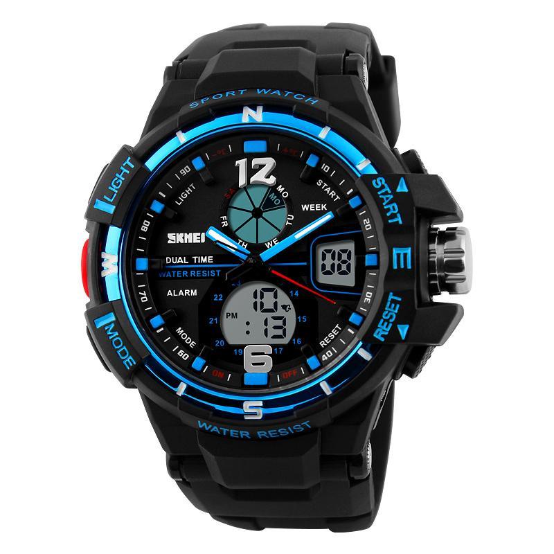 Fashion Digital Army Military Watch Mens Sports  Wristwatch  Shock Resist Clock Quartz Watch Waterproof 50M - SJB-DIAMOND ELITES