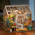 Rolife Mengyu Flower Minature House DIY Building Toys With LED Light For Gifts Pi-Mart