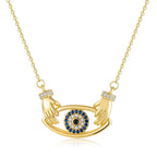 Necklace Women's Fashion Hands Hug Pendant