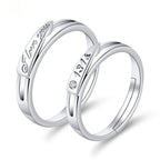 Moissanite Engagement Couple Couple Rings
