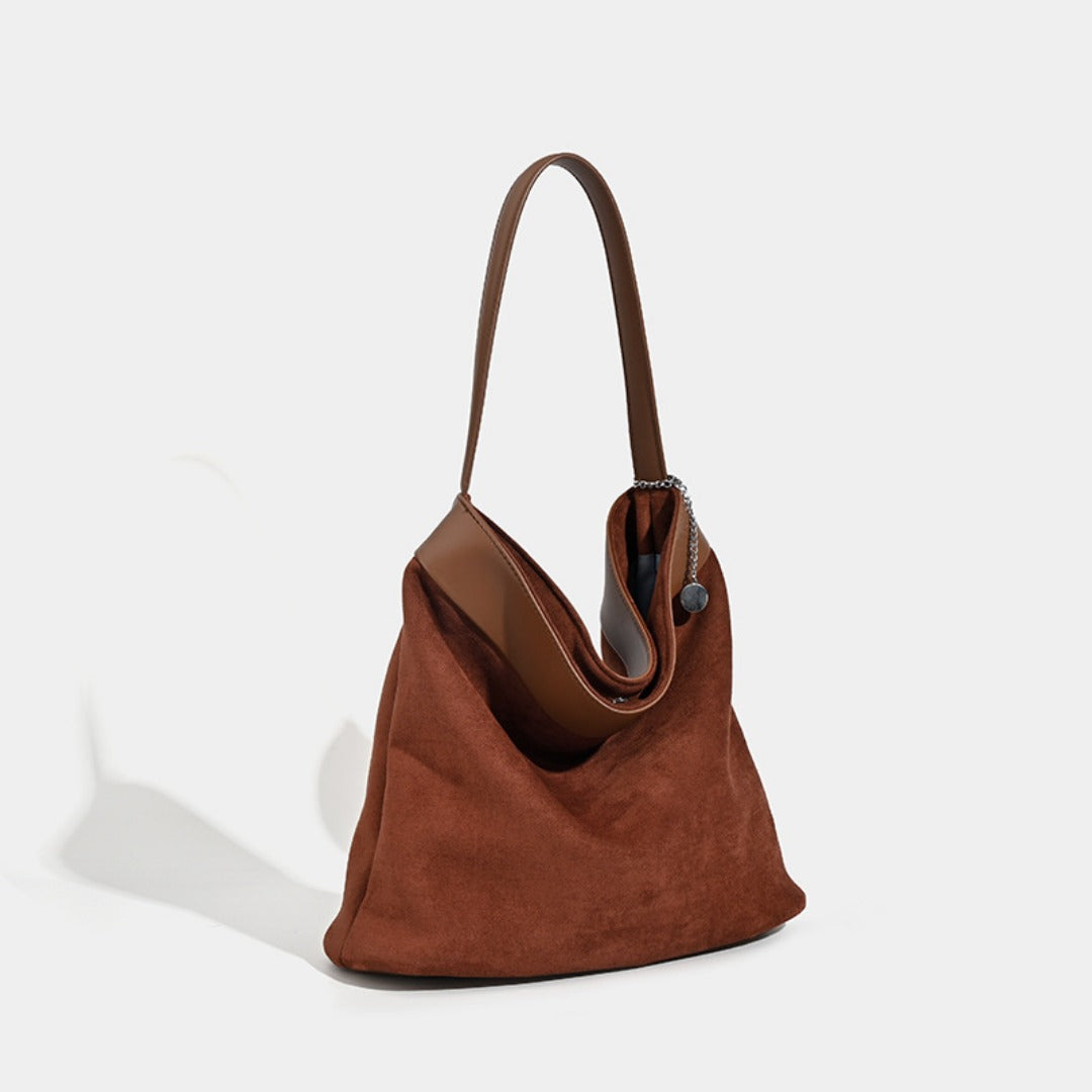 Design suede bucket bag, suede hobo bag for women, vintage minimalist tote hobo bag for women - SJB-DIAMOND ELITES