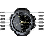Modern Sport Smart Watch Professional 5ATM Waterproof Bluetooth Call Reminder Digital Smart Watch For ios and Android Sistems - SJB-DIAMOND ELITES