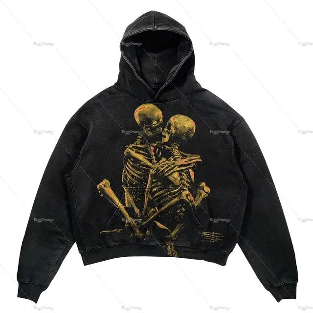 Punk Wind Ninja Printed Hoodies Pi-Mart