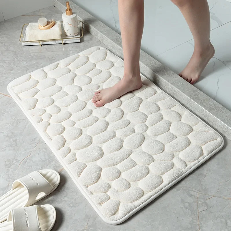 Non-Slip Embossed Bathroom Mat Pi-Mart