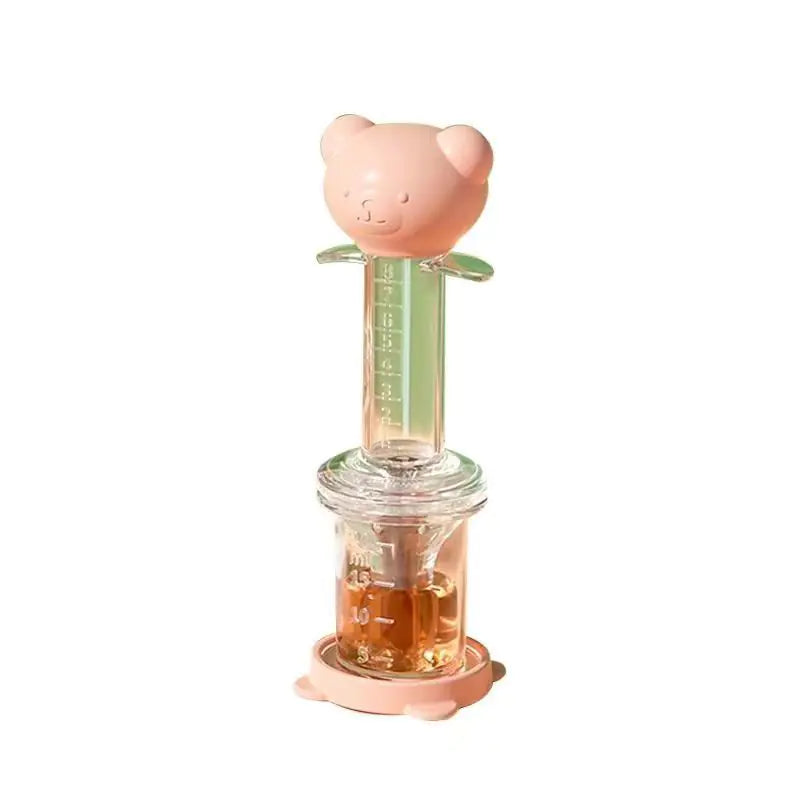 Silicone Baby Medicine Feeding Syringe and Pacifier Device Pi-Mart