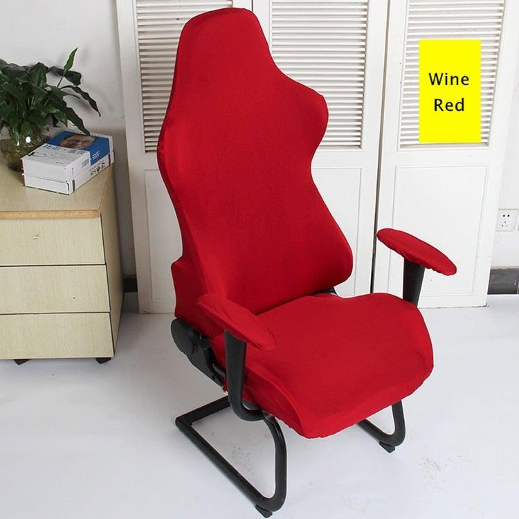 Elastic Chair Armrest Pads Chair Cover Warm Computer Chair Covers For Office Slipcover For Gaming Armchair  Washable Spandex Kitchen Chair Covers for Dining Room Christmas Decoration Holiday Party Stevvex