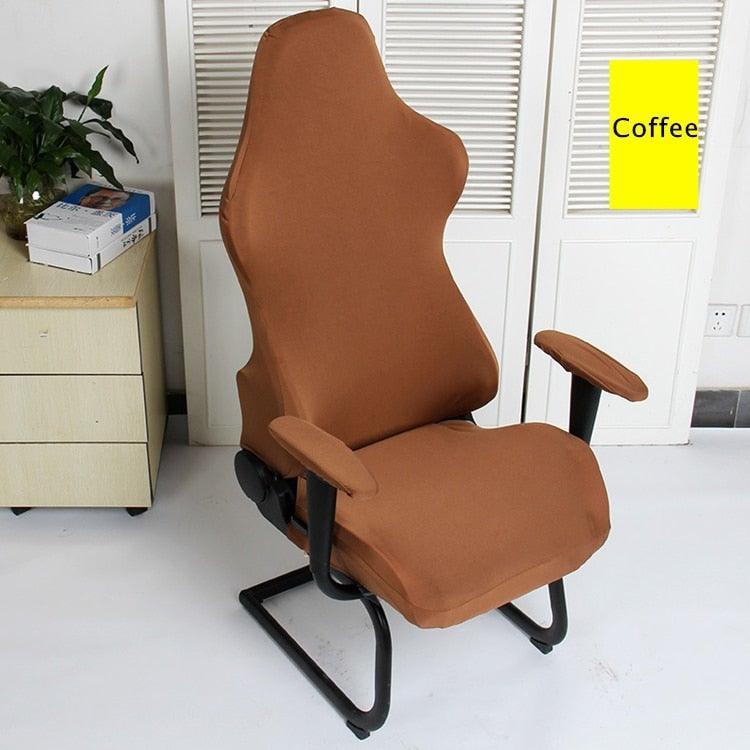 Elastic Chair Armrest Pads Chair Cover Warm Computer Chair Covers For Office Slipcover For Gaming Armchair  Washable Spandex Kitchen Chair Covers for Dining Room Christmas Decoration Holiday Party Stevvex