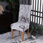 Elastic Chair Covers Spandex Dining Room Stretch Seat Cover Chair Protective Case for Restaurant Universal Removable Washable Soft Spandex High Back Large Chair Cover Slipcover for Dining Room Kitchen Hotel Table Banquet Stevvex