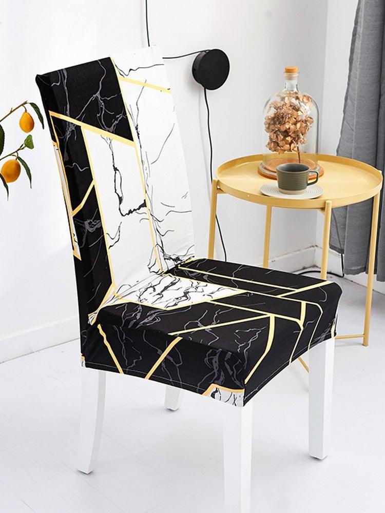 Elastic Chair Covers Spandex Dining Room Stretch Seat Cover Chair Protective Case for Restaurant Universal Removable Washable Soft Spandex High Back Large Chair Cover Slipcover for Dining Room Kitchen Hotel Table Banquet Stevvex