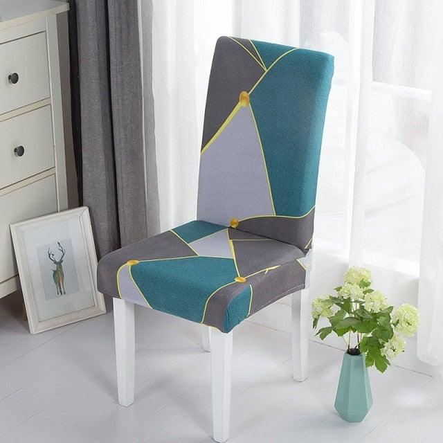 Elastic Chair Covers Spandex Dining Room Stretch Seat Cover Chair Protective Case for Restaurant Universal Removable Washable Soft Spandex High Back Large Chair Cover Slipcover for Dining Room Kitchen Hotel Table Banquet Stevvex