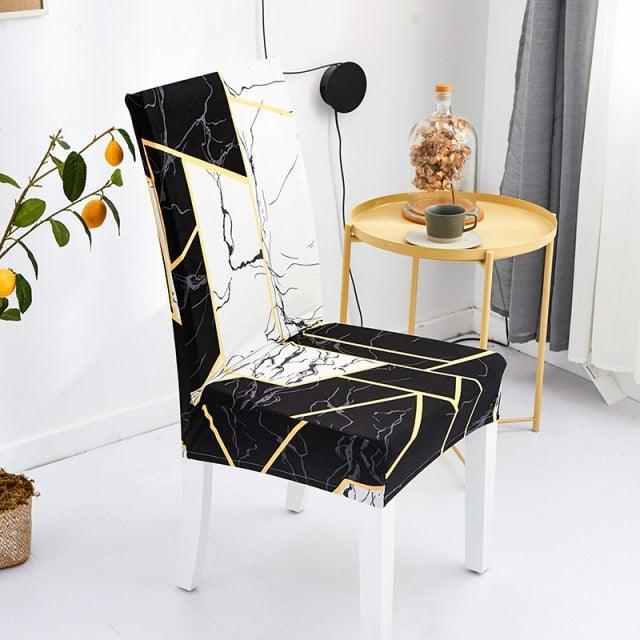 Elastic Chair Covers Spandex Dining Room Stretch Seat Cover Chair Protective Case for Restaurant Universal Removable Washable Soft Spandex High Back Large Chair Cover Slipcover for Dining Room Kitchen Hotel Table Banquet Stevvex