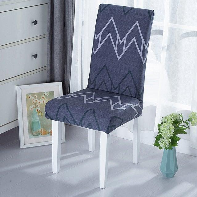 Elastic Chair Covers Spandex Dining Room Stretch Seat Cover Chair Protective Case for Restaurant Universal Removable Washable Soft Spandex High Back Large Chair Cover Slipcover for Dining Room Kitchen Hotel Table Banquet Stevvex