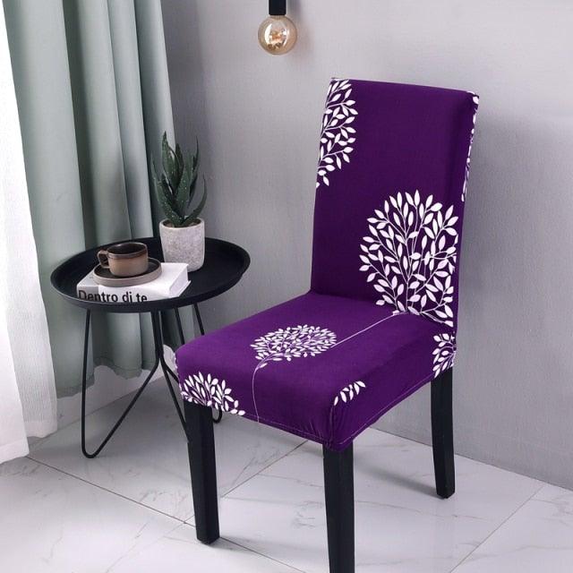 Elastic Chair Covers Spandex Dining Room Stretch Seat Cover Chair Protective Case for Restaurant Universal Removable Washable Soft Spandex High Back Large Chair Cover Slipcover for Dining Room Kitchen Hotel Table Banquet Stevvex