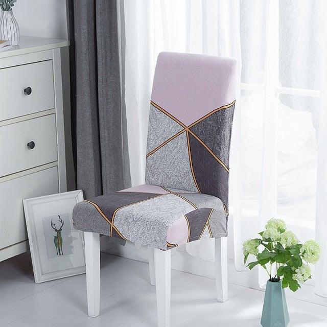 Elastic Chair Covers Spandex Dining Room Stretch Seat Cover Chair Protective Case for Restaurant Universal Removable Washable Soft Spandex High Back Large Chair Cover Slipcover for Dining Room Kitchen Hotel Table Banquet Stevvex