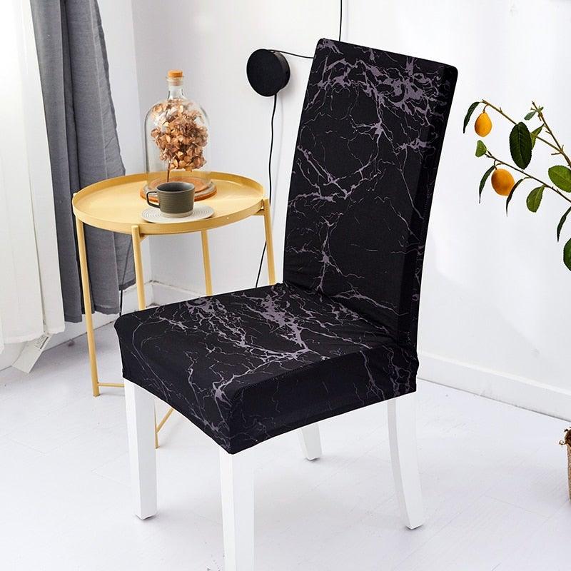 Elastic Chair Covers Spandex Dining Room Stretch Seat Cover Chair Protective Case for Restaurant Universal Removable Washable Soft Spandex High Back Large Chair Cover Slipcover for Dining Room Kitchen Hotel Table Banquet Stevvex