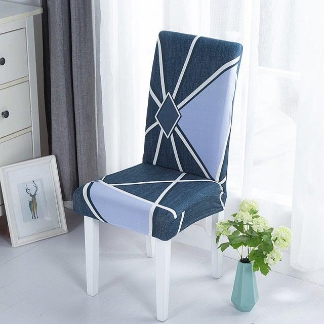 Elastic Chair Covers Spandex Dining Room Stretch Seat Cover Chair Protective Case for Restaurant Universal Removable Washable Soft Spandex High Back Large Chair Cover Slipcover for Dining Room Kitchen Hotel Table Banquet Stevvex