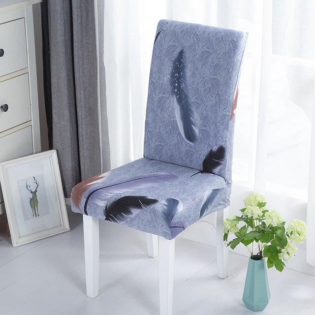 Elastic Chair Covers Spandex Dining Room Stretch Seat Cover Chair Protective Case for Restaurant Universal Removable Washable Soft Spandex High Back Large Chair Cover Slipcover for Dining Room Kitchen Hotel Table Banquet Stevvex