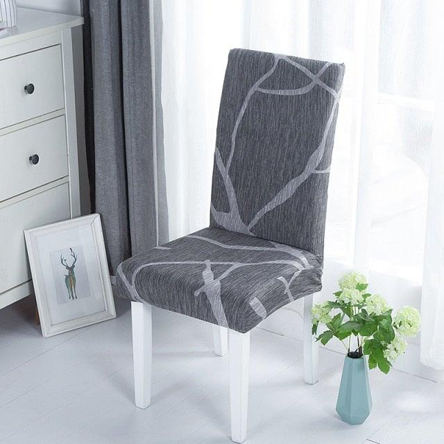 Elastic Chair Covers Spandex Dining Room Stretch Seat Cover Chair Protective Case for Restaurant Universal Removable Washable Soft Spandex High Back Large Chair Cover Slipcover for Dining Room Kitchen Hotel Table Banquet Stevvex