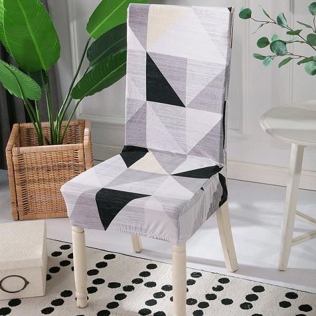 Elastic Chair Covers Spandex Dining Room Stretch Seat Cover Chair Protective Case for Restaurant Universal Removable Washable Soft Spandex High Back Large Chair Cover Slipcover for Dining Room Kitchen Hotel Table Banquet Stevvex