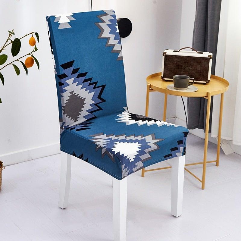 Elastic Chair Covers Spandex Dining Room Stretch Seat Cover Chair Protective Case for Restaurant Universal Removable Washable Soft Spandex High Back Large Chair Cover Slipcover for Dining Room Kitchen Hotel Table Banquet Stevvex