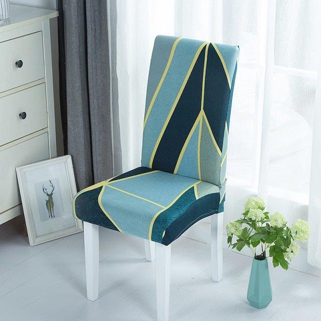 Elastic Chair Covers Spandex Dining Room Stretch Seat Cover Chair Protective Case for Restaurant Universal Removable Washable Soft Spandex High Back Large Chair Cover Slipcover for Dining Room Kitchen Hotel Table Banquet Stevvex