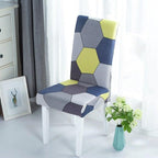 Elastic Chair Covers Spandex Dining Room Stretch Seat Cover Chair Protective Case for Restaurant Universal Removable Washable Soft Spandex High Back Large Chair Cover Slipcover for Dining Room Kitchen Hotel Table Banquet Stevvex