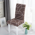 Elastic Chair Covers Spandex Dining Room Stretch Seat Cover Chair Protective Case for Restaurant Universal Removable Washable Soft Spandex High Back Large Chair Cover Slipcover for Dining Room Kitchen Hotel Table Banquet Stevvex