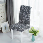 Elastic Chair Covers Spandex Dining Room Stretch Seat Cover Chair Protective Case for Restaurant Universal Removable Washable Soft Spandex High Back Large Chair Cover Slipcover for Dining Room Kitchen Hotel Table Banquet Stevvex