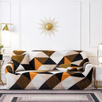 Elastic Plain Floral Printing  Sofa Cover Stretch for Living Room Couch Cover Chair Protector 1/2/3/4 Seater Printed Couch Cover for 3 Cushion Couch  Floral Pattern Sofa Cover with Separate Cushion Cover Pieces Stretch Sofa Slipcover Stevvex