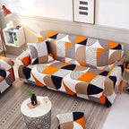 Elastic Sofa Covers for Living Room Stretch Slipcovers Sectional Couch Cover L Shape Corner Armchair Cover 1/2/3/4 Seater Slipcovers Elastic Stylish Printed Sectional Sofa Furniture Protector For Living Room Stevvex