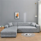 Elastic Sofa Covers for Living Room Stretch Slipcovers Sectional Couch Cover L Shape Corner Armchair Cover 1/2/3/4 Seater Slipcovers Elastic Stylish Printed Sectional Sofa Furniture Protector For Living Room Stevvex