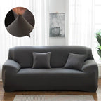 Elastic Solid Color Sofa Cover Spandex Modern All-inclusive Sofa SlipCover for living Room Stretch Couch Covers 1/2/3/4 Seater Sofa Cover Furniture Protector Couch Soft with Elastic Bottom Anti-Slip Foam Kids