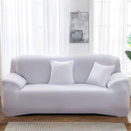 Elastic Solid Color Sofa Cover Spandex Modern All-inclusive Sofa SlipCover for living Room Stretch Couch Covers 1/2/3/4 Seater Sofa Cover Furniture Protector Couch Soft with Elastic Bottom Anti-Slip Foam Kids