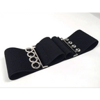 Elastic Wide Strap Plus Size Belts For Women Classic Party And Casual Dress Metal Snap Button Belts For Women Stevvex