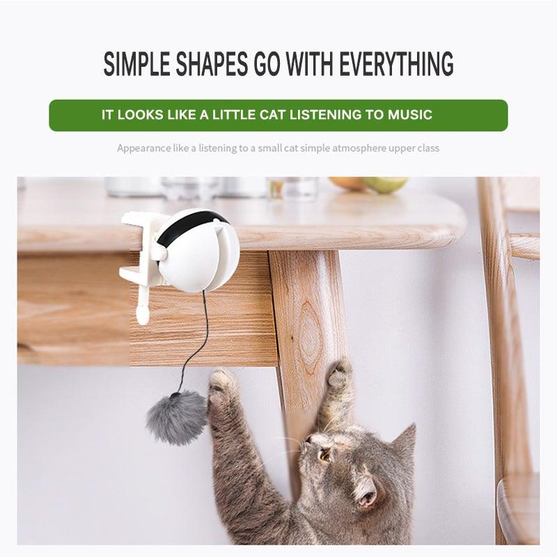 Electric Automatic Lifting Motion Cat Toy Puzzle Smart Pet Cat Teaser Ball Pet Supply Lifting Toys Toys Lifting Flutter Cat Exercise Toys Stevvex